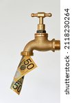 Brass Garden Tap With Two...