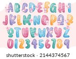 decorative alphabets and... | Shutterstock .eps vector #2144374567