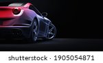 Sport Car. 3d Render With...