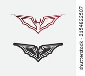 bat logo animal and vector ... | Shutterstock .eps vector #2154822507
