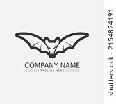 bat logo animal and vector ... | Shutterstock .eps vector #2154824191