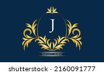 exquisite monogram with the... | Shutterstock .eps vector #2160091777