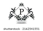 vintage elegant logo with the... | Shutterstock .eps vector #2162541551
