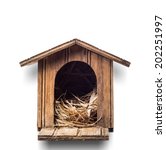 Bird House Isolated With...