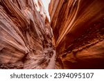 Small photo of Peek a boo slot canyon Utah USA