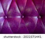 Violet Leather Sofa With Pins...
