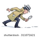 Sleuth Looking For Clues