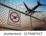 No Drone Zone Sign Warning...