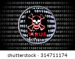 anti virus software found virus ... | Shutterstock . vector #314711174