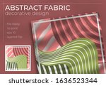abstract fabric decorative... | Shutterstock .eps vector #1636523344