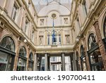 Belgium, the picturesque Galeries Royales Saint Hubert of Brussels