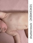 Small photo of Roseola of the course of the disease in the baby, rash on the skin, the baby is capricious and sluggish