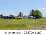 Small photo of Rudiment house in beach in colombia