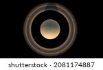 Saturn Planet And Rings. 3d...