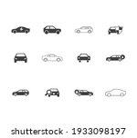 icon car. car sign. vector... | Shutterstock .eps vector #1933098197