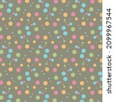 polka dots colorful background. ... | Shutterstock .eps vector #2099967544