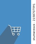 supermarket trolley background. ... | Shutterstock .eps vector #2158707591