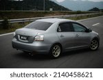 Small photo of Bentong,Malaysia-march,29,2022:The Toyota Vios is a subcompact car produced by the Japanese manufacturer Toyota, primarily for markets in the Asia-Pacific region since 2002.