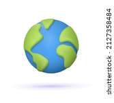 planet earth  globe with world... | Shutterstock .eps vector #2127358484