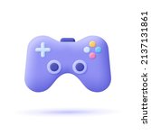joystick gamepad  game console... | Shutterstock .eps vector #2137131861