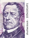 Frantisek Palacky portrait from Czech money 
