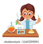 Chemistry experiment vector clipart image - Free stock photo - Public ...