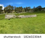Landscape  With Farm Ruins  And ...