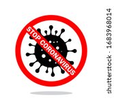 stop infection   coronavirus  ... | Shutterstock .eps vector #1683968014