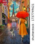 Oil Painting   Rainy Day Paris...
