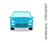 car vector template flat style... | Shutterstock .eps vector #1705163107