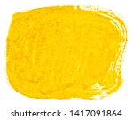 vibrant yellow watercolor... | Shutterstock . vector #1417091864