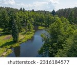 Small photo of Pliszka River - the wildest river in Poland, Lubuskie Voivodeship