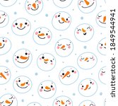 christmas seamless pattern with ... | Shutterstock .eps vector #1849544941