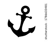 anchor icon or logo isolated... | Shutterstock .eps vector #1786633481