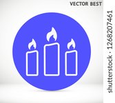 candle vector icon 10 eps