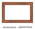 wood frame isolated on white... | Shutterstock .eps vector #1809375334