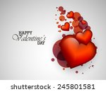 vector valentine's day... | Shutterstock .eps vector #245801581