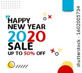 new year discounts are always... | Shutterstock .eps vector #1602005734