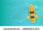 Yellow Boat With Oars....