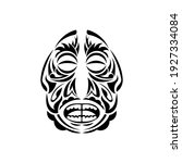 mask in the style of polynesian ... | Shutterstock .eps vector #1927334084