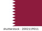 download flag of qatar national ... | Shutterstock .eps vector #2002119011