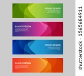 vector abstract design banner... | Shutterstock .eps vector #1565684911