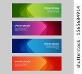 vector abstract design banner... | Shutterstock .eps vector #1565684914
