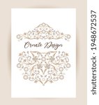wedding invitation template.... | Shutterstock .eps vector #1948672537