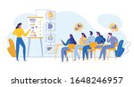 meeting  ompany employees ... | Shutterstock .eps vector #1648246957