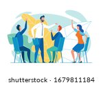 creative trainees or company... | Shutterstock .eps vector #1679811184