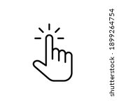 hand cursor icon. cursor icon... | Shutterstock .eps vector #1899264754