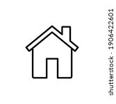 house icon vector. home icon... | Shutterstock .eps vector #1906422601