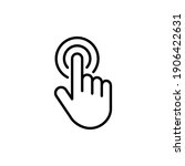 hand cursor icon. cursor icon... | Shutterstock .eps vector #1906422631
