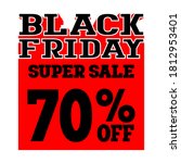 black friday sale banner layout ... | Shutterstock .eps vector #1812953401
